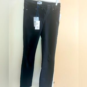 Paige Black Ripped Jeans